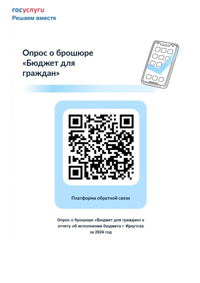 Опрос о брошюре "Бюджет для граждан".